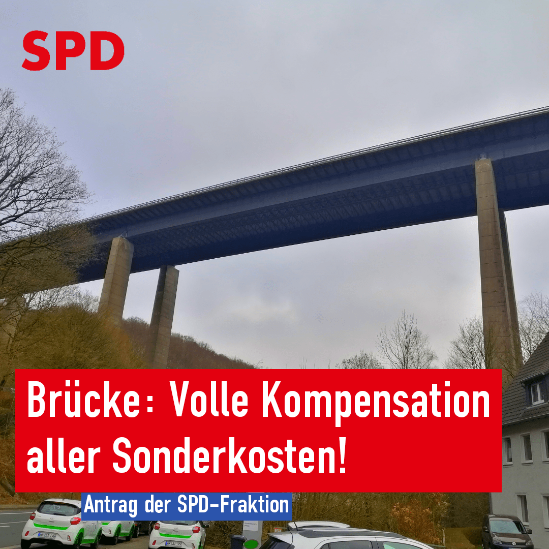 Brücke: Antrag der SPD-Fraktion zur finanziellen Kompensation