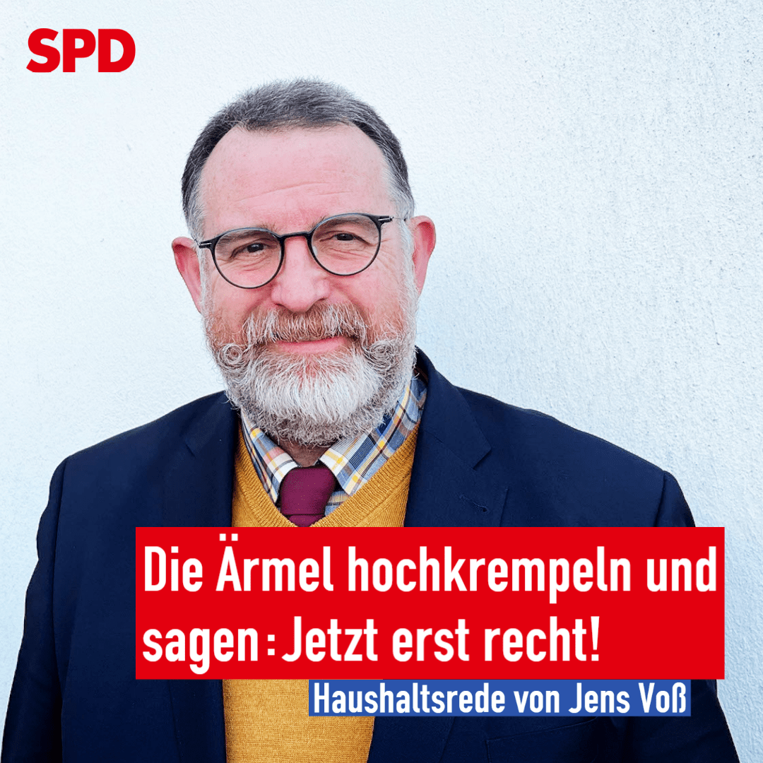 Haushaltsrede 2023 von Jens Voß