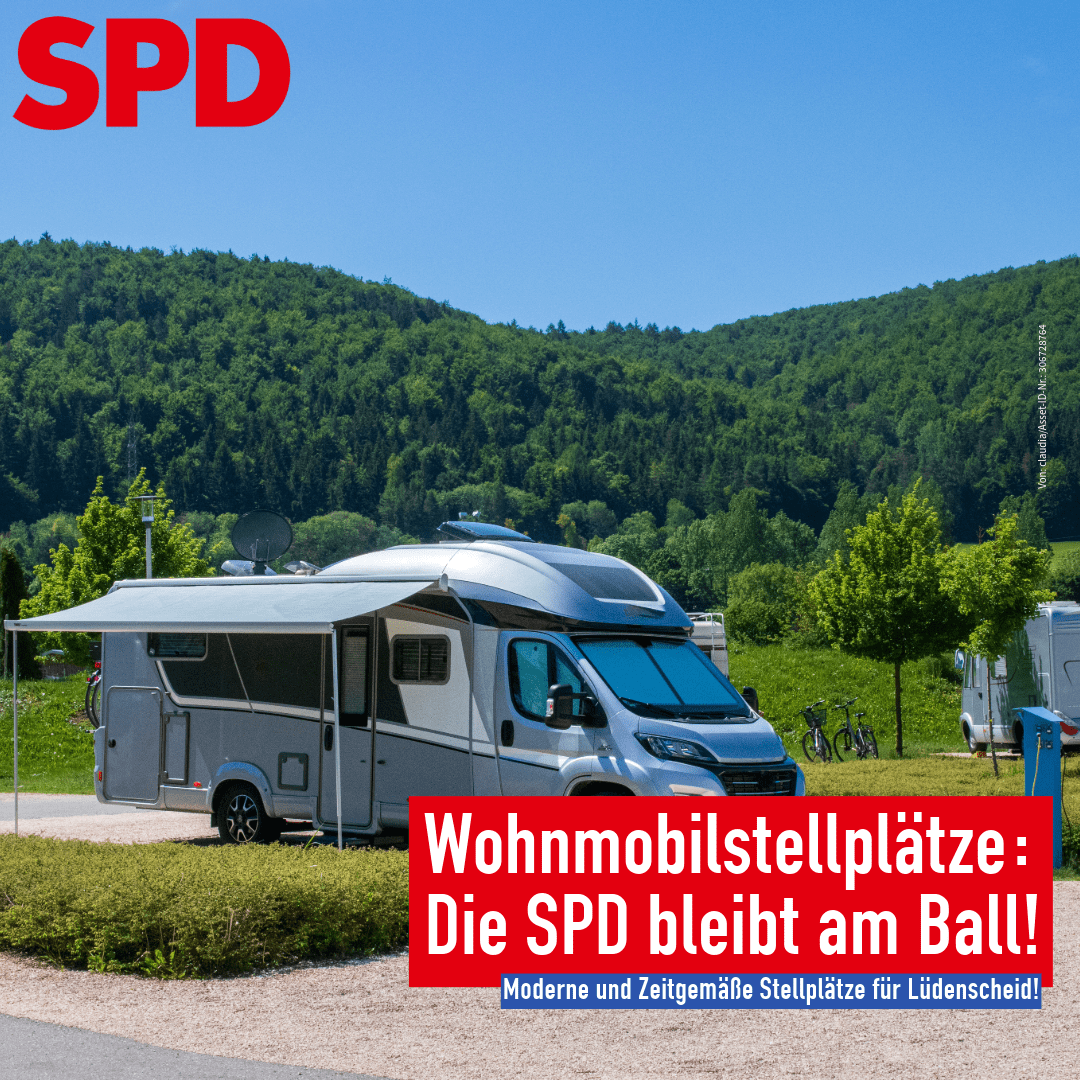 Wohnmobilstellplätze: SPD bleibt am Ball